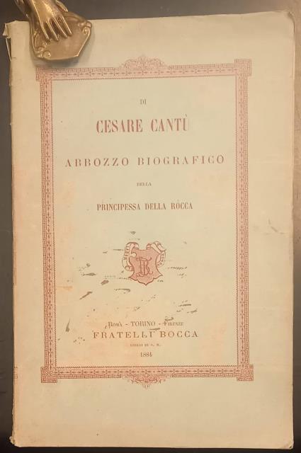 DI CESARE CANTÙ. ABBOZZO BIOGRAFICO