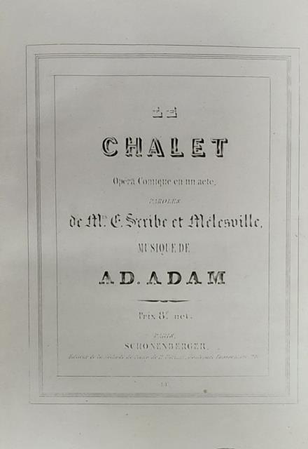 LE CHALET (1834)