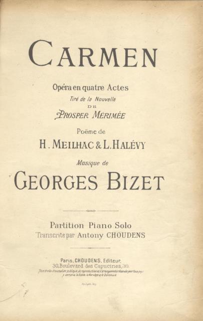 CARMEN (1875)