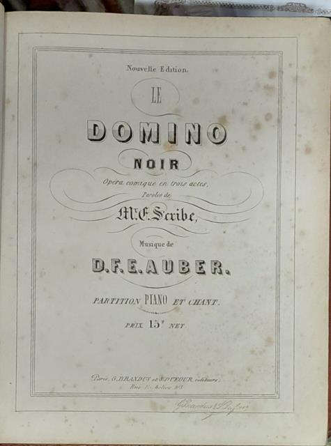 LE DOMINO NOIR (1837)