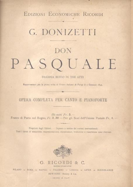 DON PASQUALE (1843)