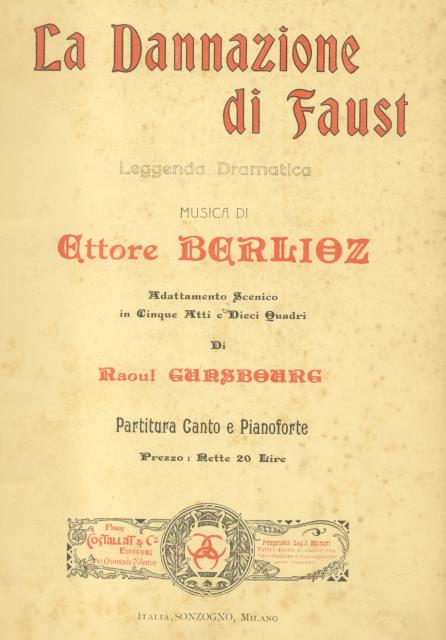LA DANNAZIONE DI FAUST (1846)