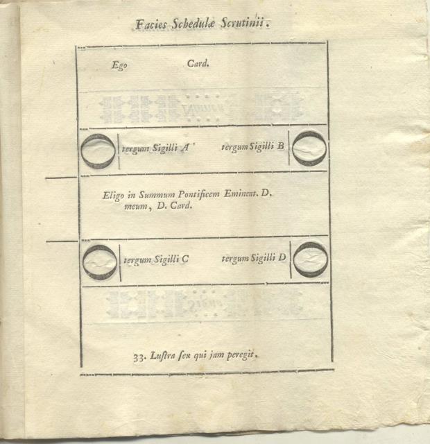 CERIMONIALE DEL CONCLAVE