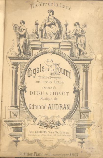 LA CICALE ET LA FOURMI (1886)